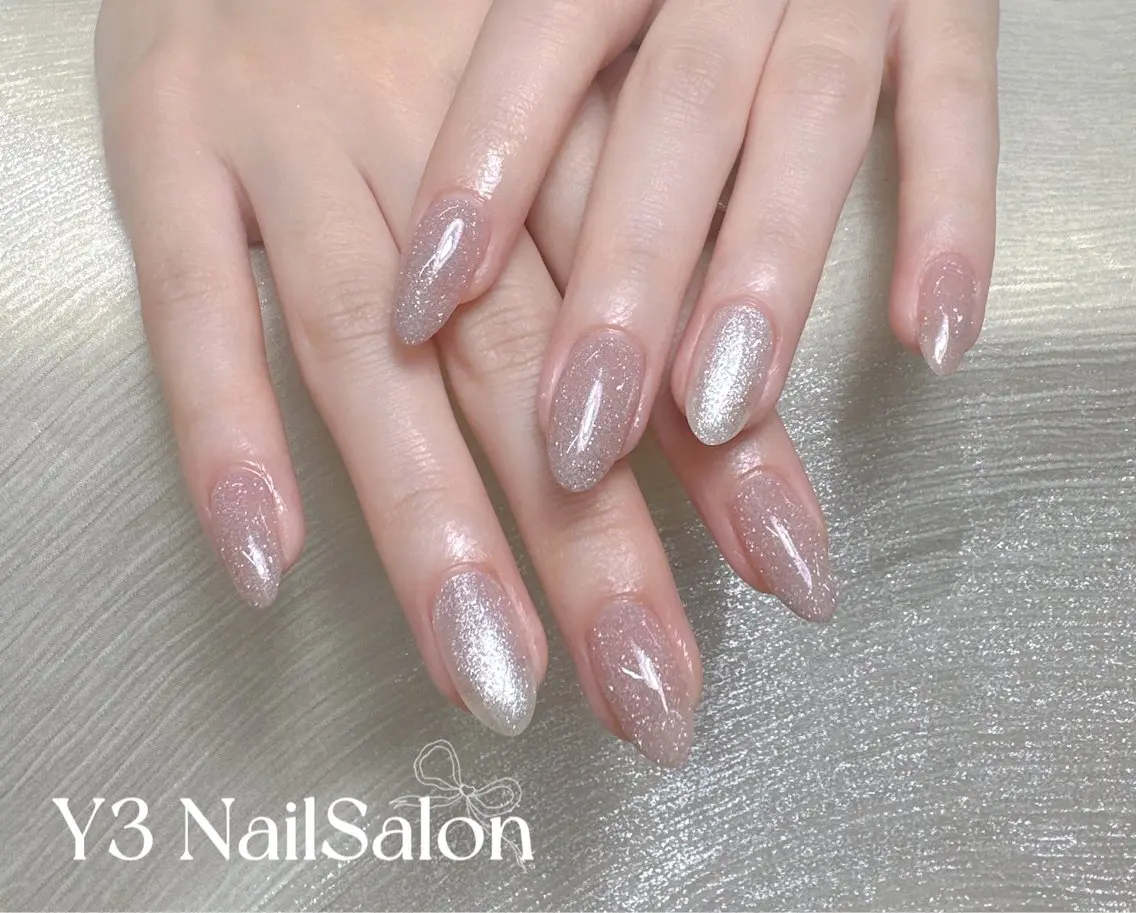 ネイル ラメ(グリッター) ワンカラーネイル Y3 NailSalonのネイルデザイン