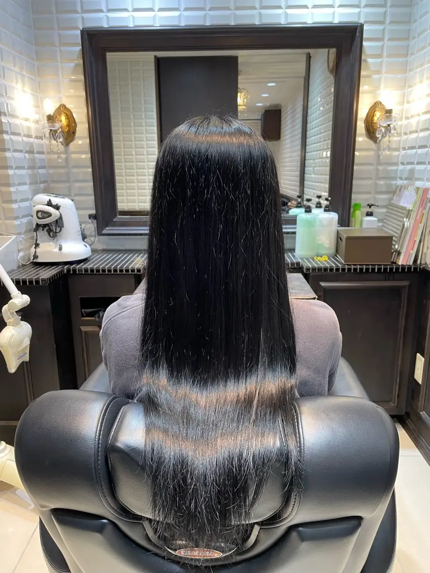 ロング カラー Lupinus中田 パーマモデル募集中のヘアスタイル