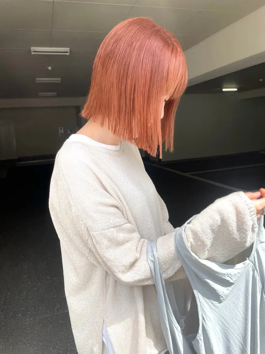 ショート カラー 🙃 透明感カラー/ボブのヘアスタイル