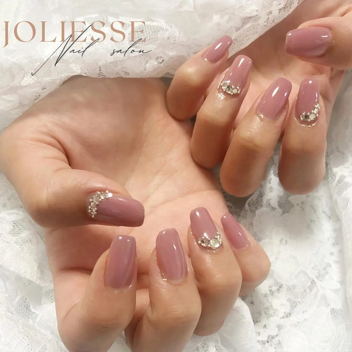 ネイル 持ち込み ピンク ハンドネイル JOLIESSE Ayumiのネイルデザイン