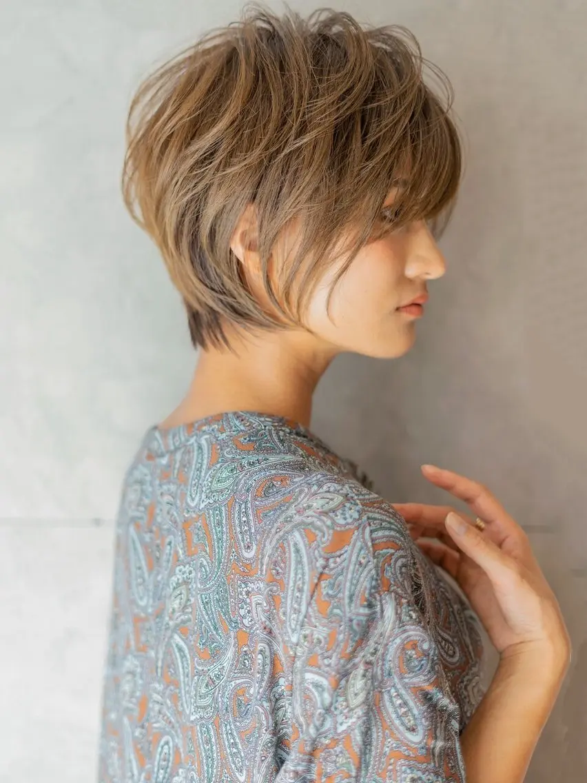 ショート ✄安野祥華銀座大人 絶壁解消ショート✄のヘアスタイル
