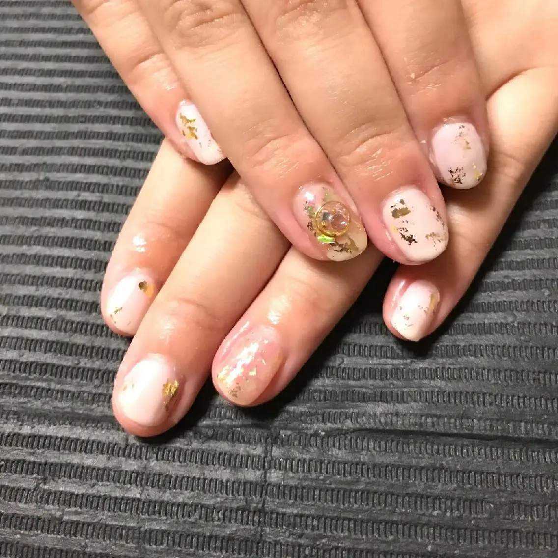 ネイル モチの良さ◉ フィルインネイル♡のネイルデザイン