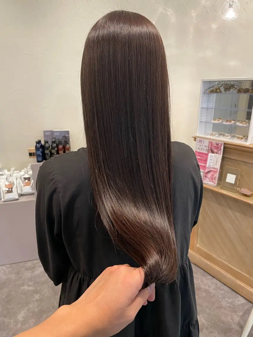 ロング カラー トリートメント 山谷 裕紀のヘアスタイル