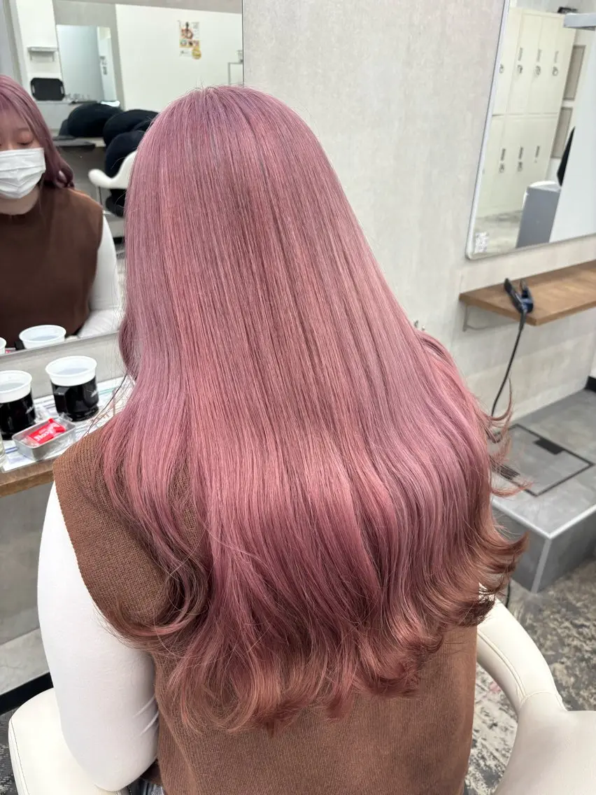 カラー ヘアカラー 🌸ムラ修正/ ブリーチゆずな 🌸のヘアスタイル