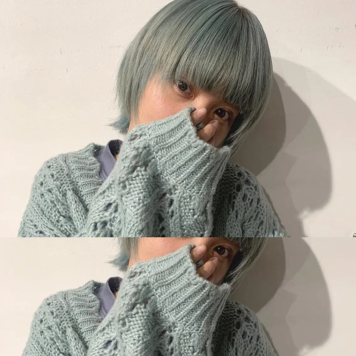 ショート カラー ヘアカラー トリートメント ヘアセット ✨艶ブリーチカラー ✨四ノ宮裕己のヘアスタイル