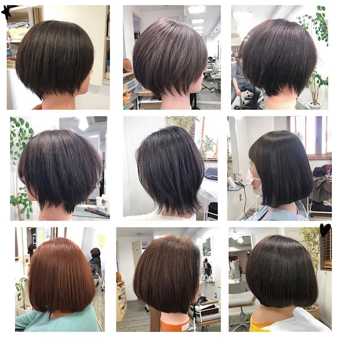 カット+白髪染め+トリートメントの写真