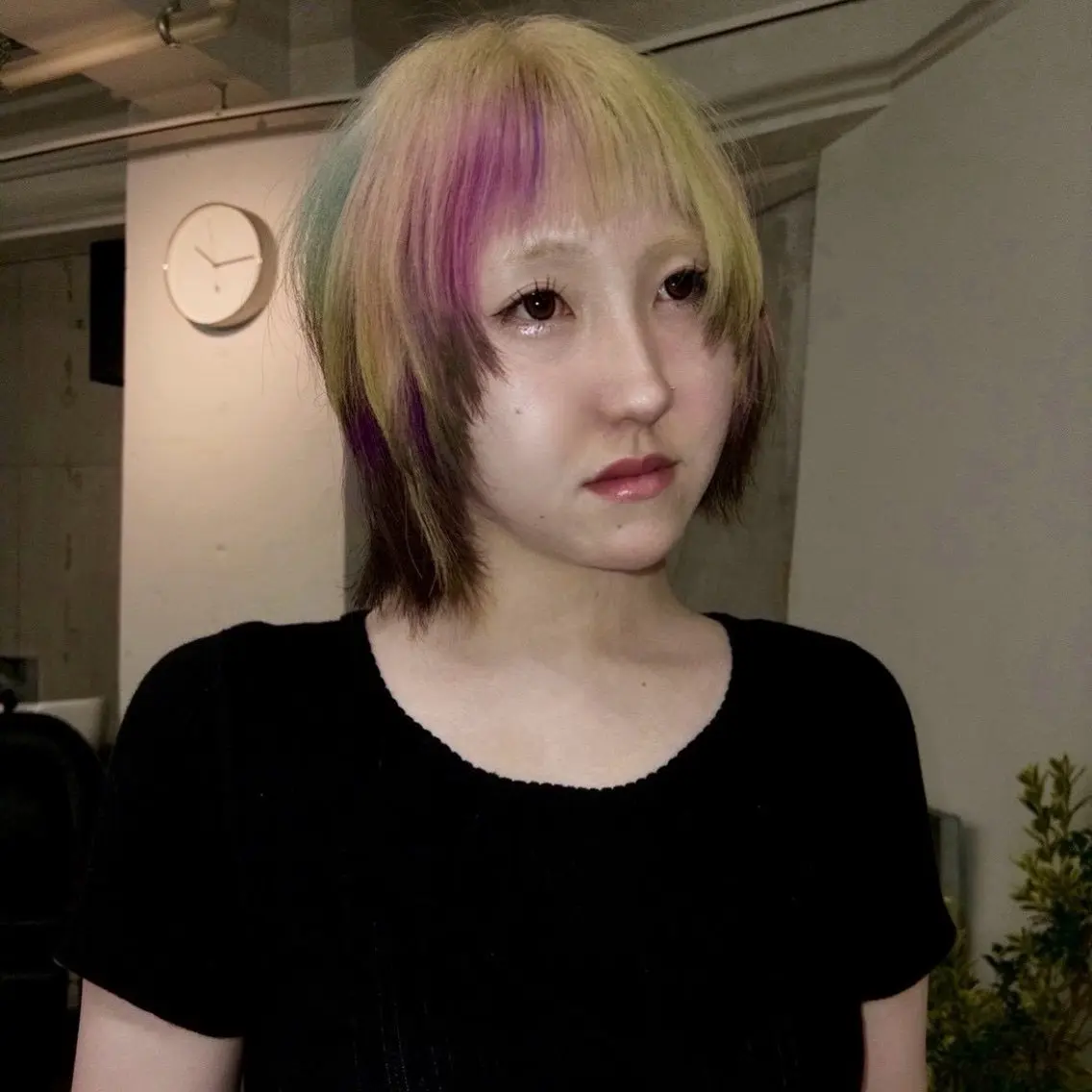 ショート ヘアカラー miu🪅縮毛矯正 モデル募集のヘアスタイル