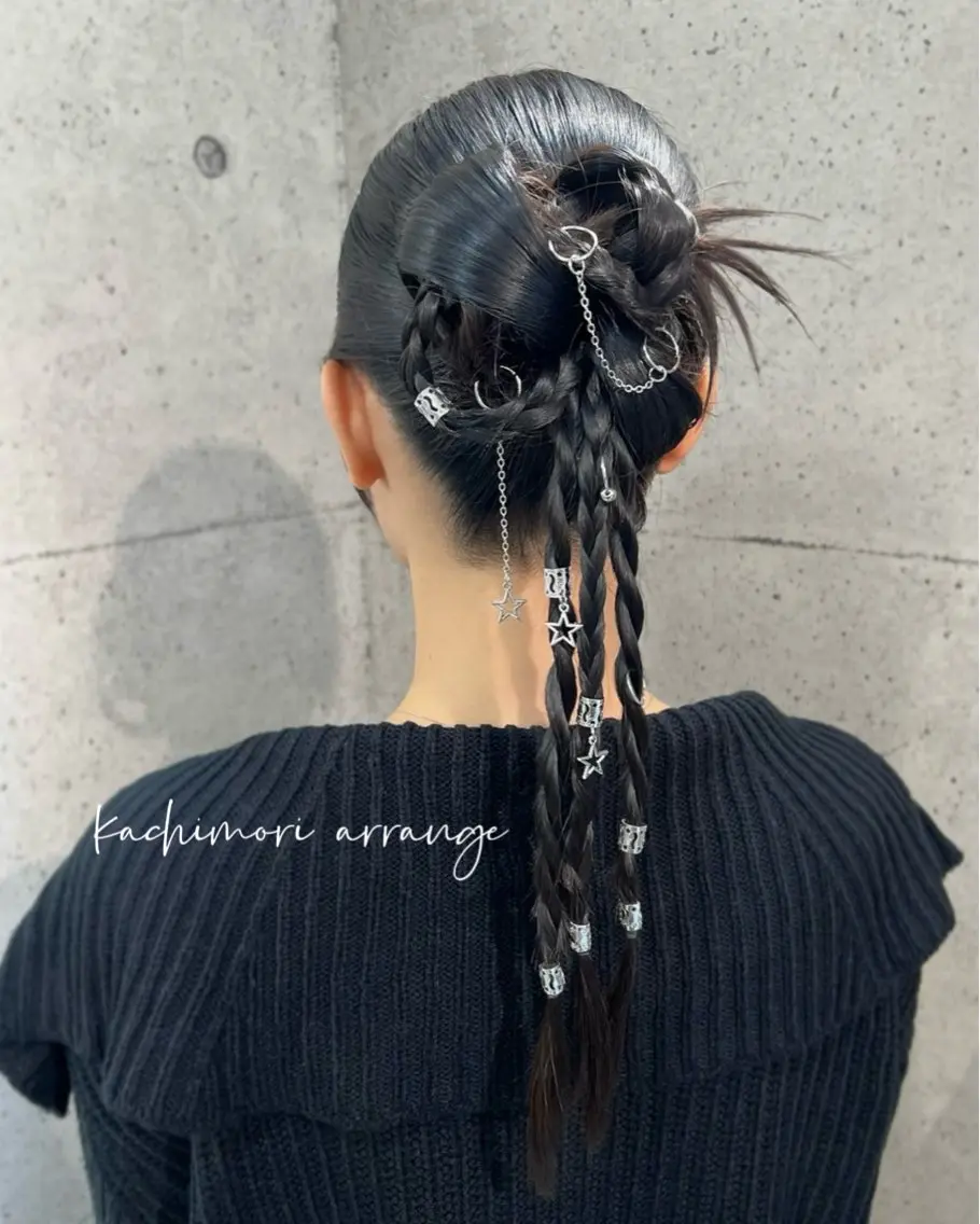 ロング ヘアアレンジ ヘアセット ヘアメイク/髪質改善 🎀Moeri🎀のヘアスタイル