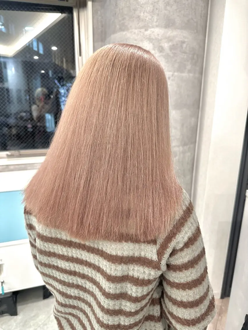 🍂2月限定メニュー🍂 ダブルカラー(ブリーチ込)➕内部補修トリートメント付きの写真