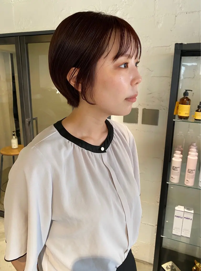 ショート ショートヘア 聖 来のヘアスタイル