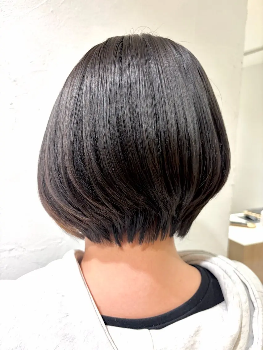ショート ボブ カット 美容室stadium 横田ジュンコのヘアスタイル