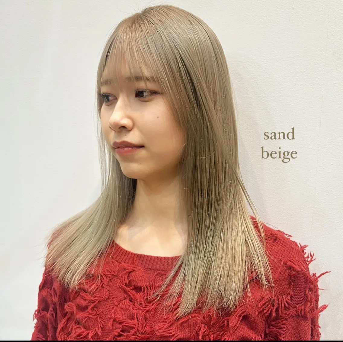 ロング カラー カット ヘアカラー トリートメント ❤️アヤカ レイヤーカット❤️のヘアスタイル