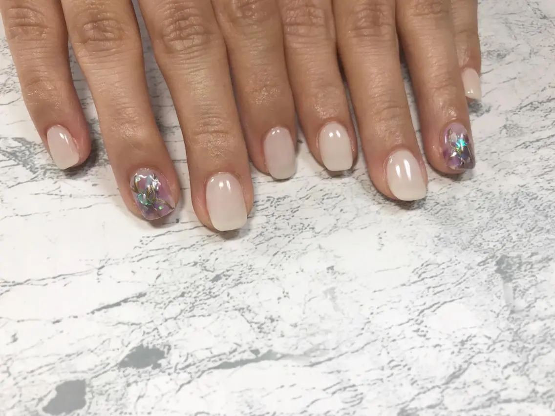 ネイル フットネイル ニュアンスネイル シンプルネイル 春ネイル 夏ネイル nail fufla ♡yamane♡のネイルデザイン