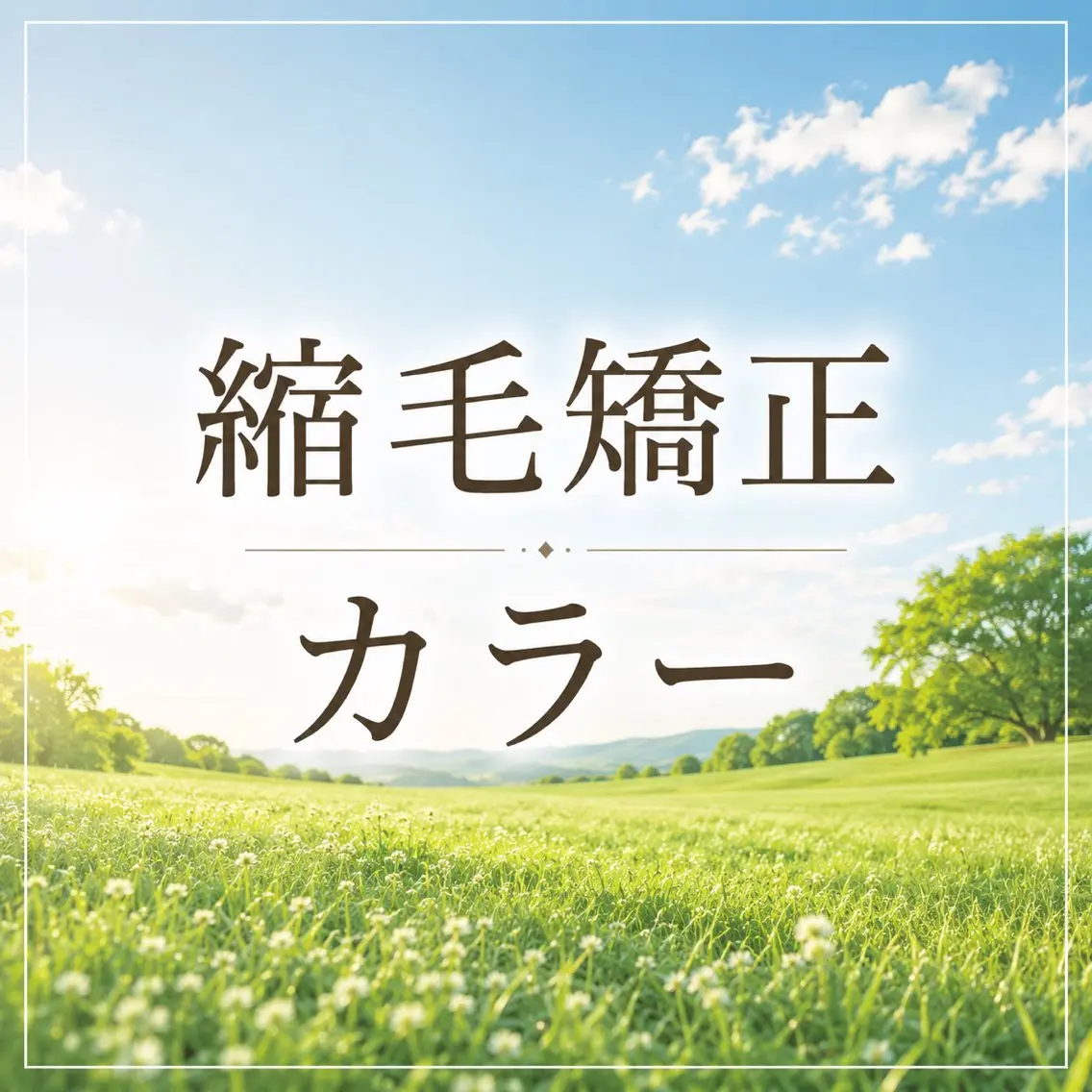 【カット+縮毛矯正+カラー】(選べる)🧸の写真