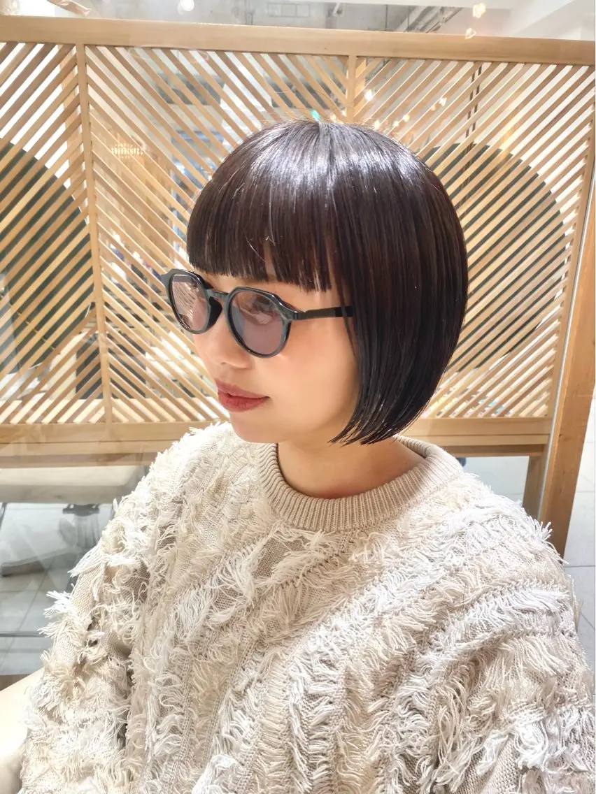 ショート カラー カット ヘアカラー 安永 涼のヘアスタイル