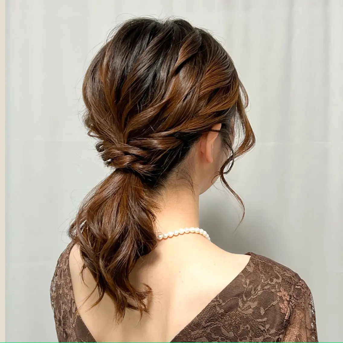 ヘアアレンジ ポニーテール ヘアセット 川崎ヘアメイク🪞 CHATEAUのヘアスタイル