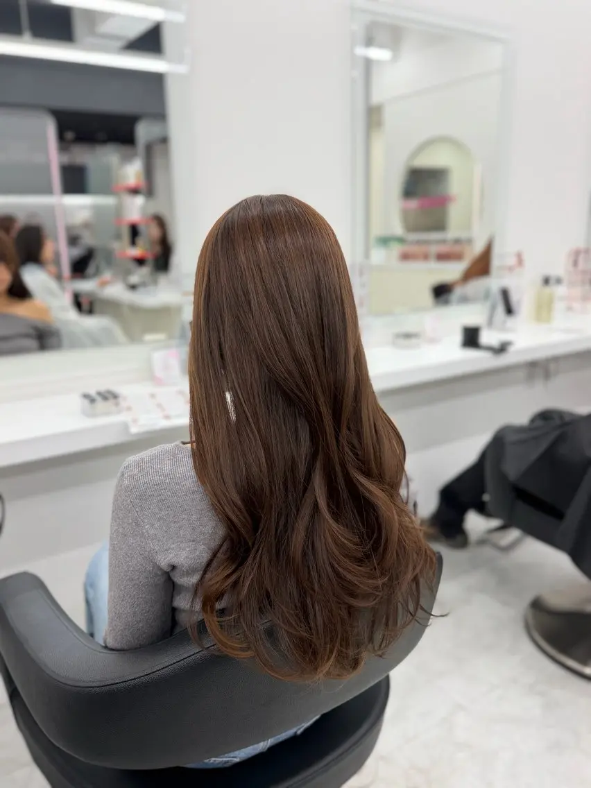 ロング カラー カット ヘアカラー 🤍レイヤー/顔周り /hirari🤍のヘアスタイル