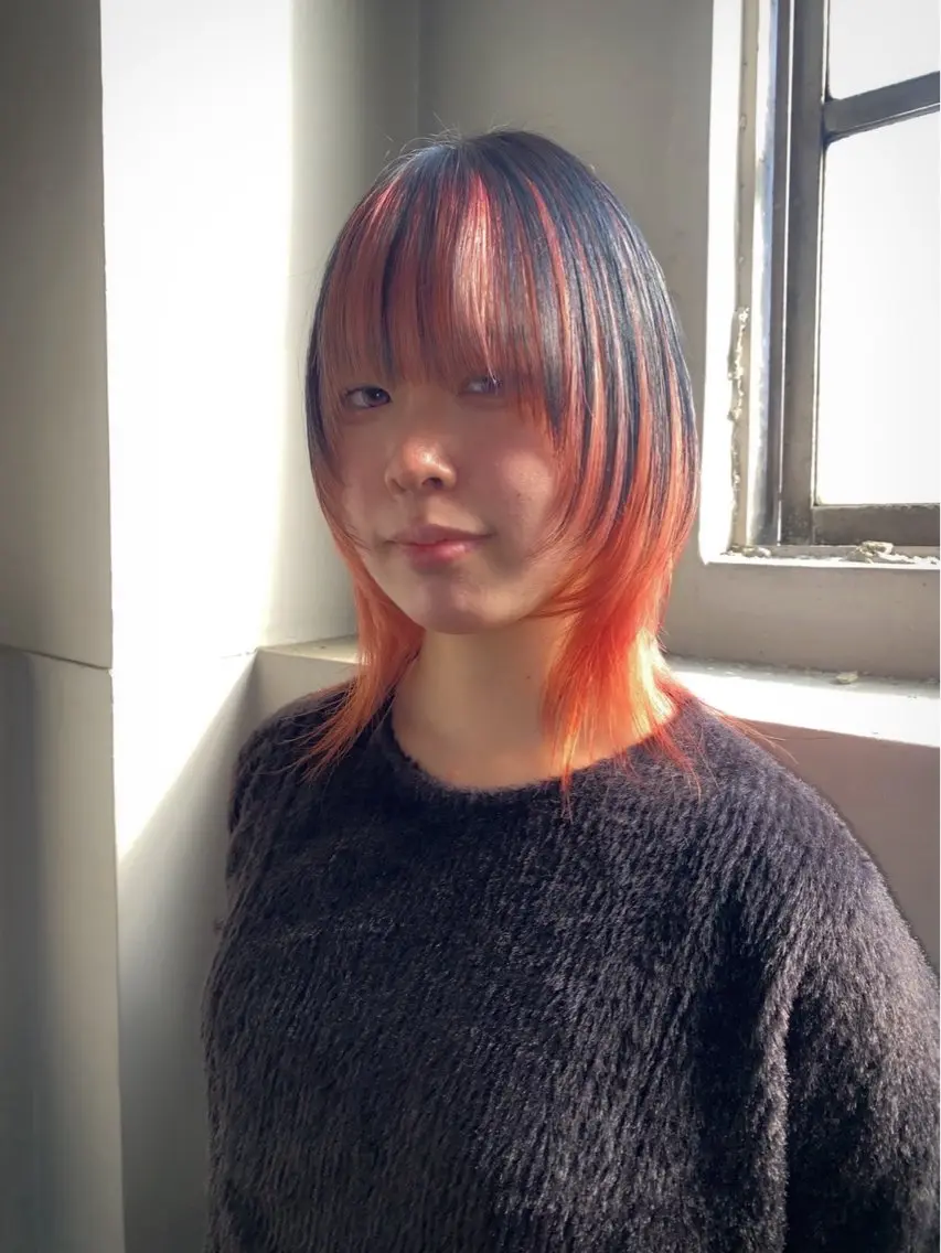 カラー デザインカラー 黒木 千晴のヘアスタイル