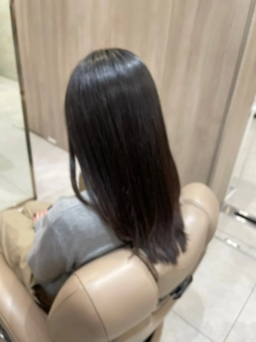 ロング カラー カット ヘアカラー トリートメント 関口 柊のヘアスタイル