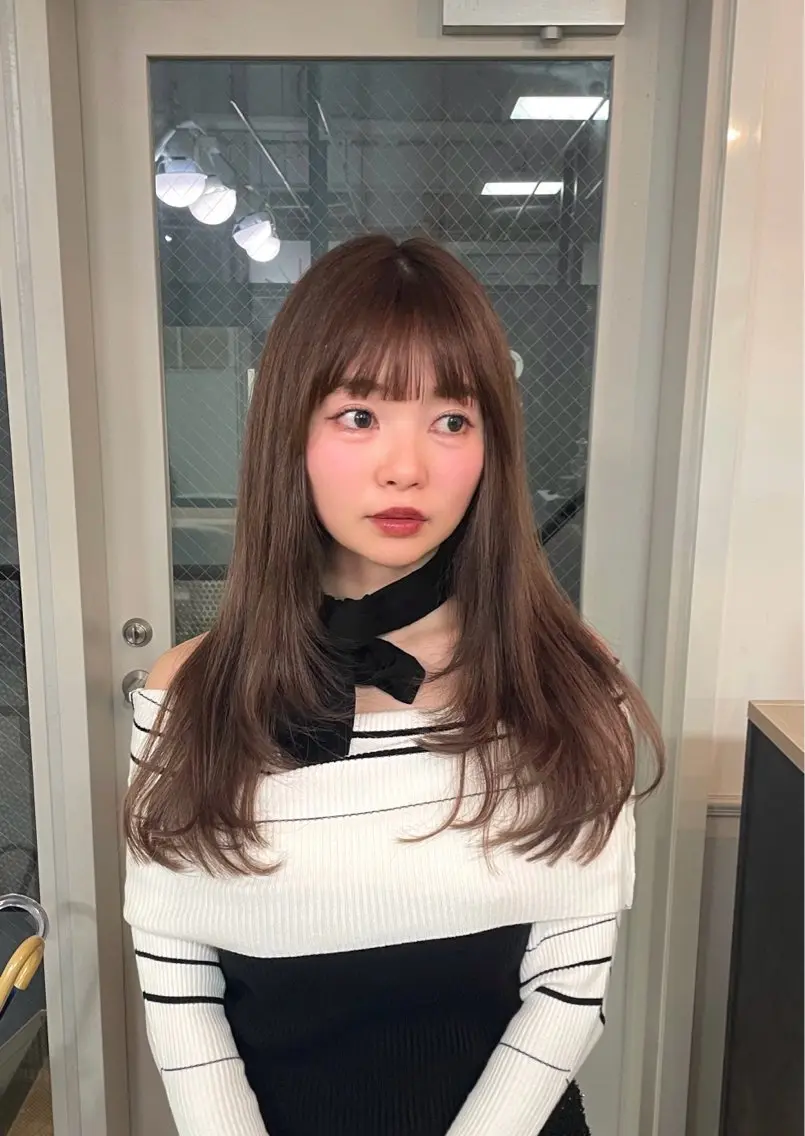ロング カラー エクステ 韓国風ヘア カット エクステ girly/ヘア メイクMitsukiのヘアスタイル