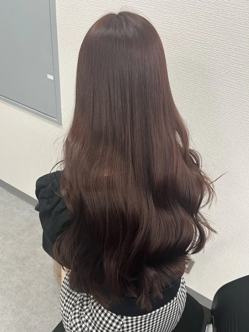 ロング カラー ブラウンカラー ピンクカラー ピンクブラウン ヘアカラー トリートメント 💖トレンド春夏 カラー💖FUTAのヘアスタイル