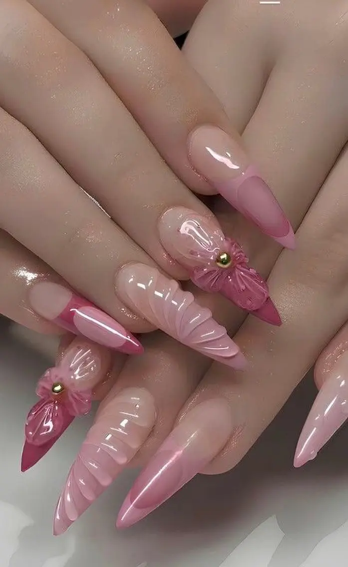 ネイル アートネイル ジェルネイル 韓国ネイル ニュアンスネイル 夏ネイル ハンドネイル Umee Nailのネイルデザイン