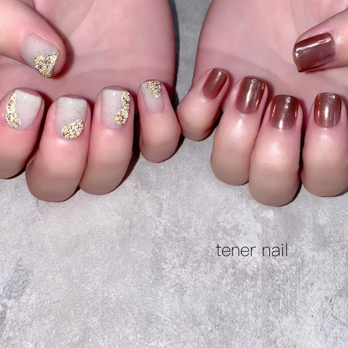 ネイル フラッシュネイル キラキラネイル ラメ(グリッター) テネルネイル tener nailのネイルデザイン