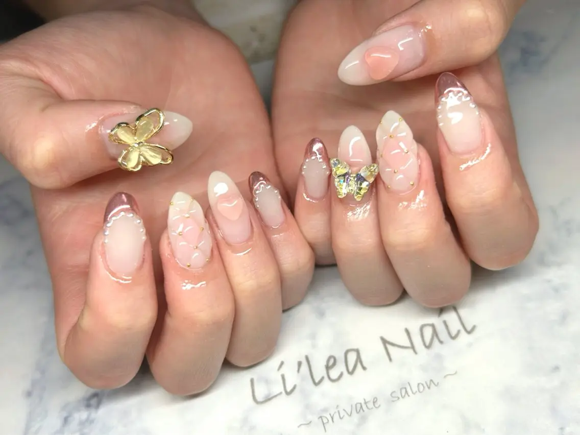 ネイル ハンドネイル Li'leaNail AINAのネイルデザイン