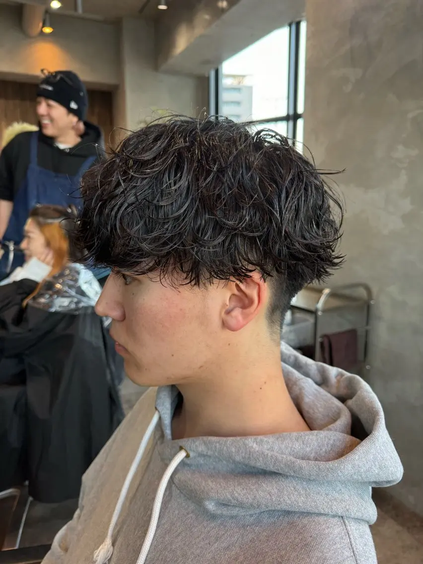 パーマ メンズ メンズパーマ メンズ特化ニュアンス パーマ RYOのヘアスタイル