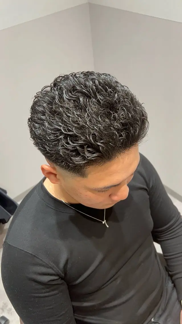 ショート カット パーマ 角田 瀬名のヘアスタイル