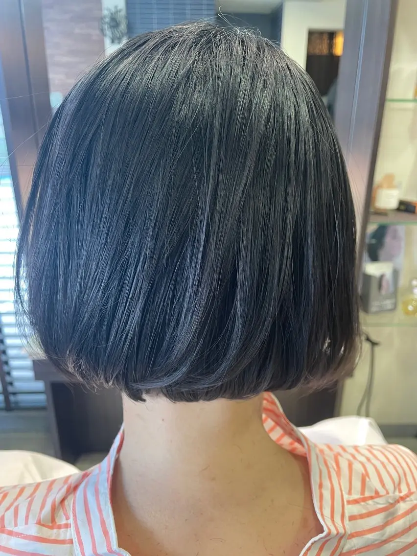 ショート 縮毛矯正 縮毛矯正 トリートメント 中山 将行のヘアスタイル
