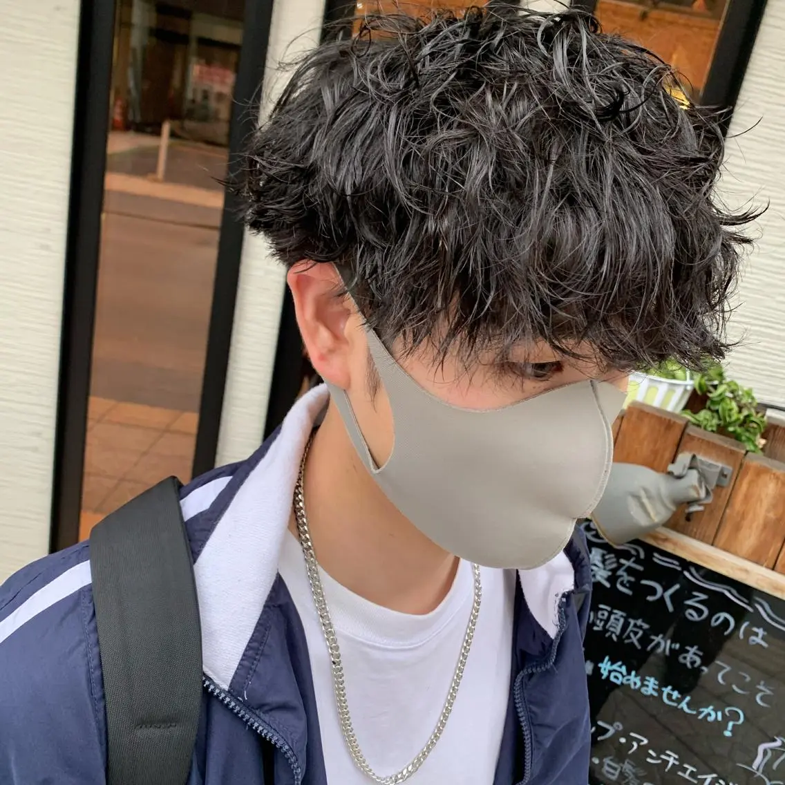 ショート パーマ メンズ yoshi （髙橋）のヘアスタイル