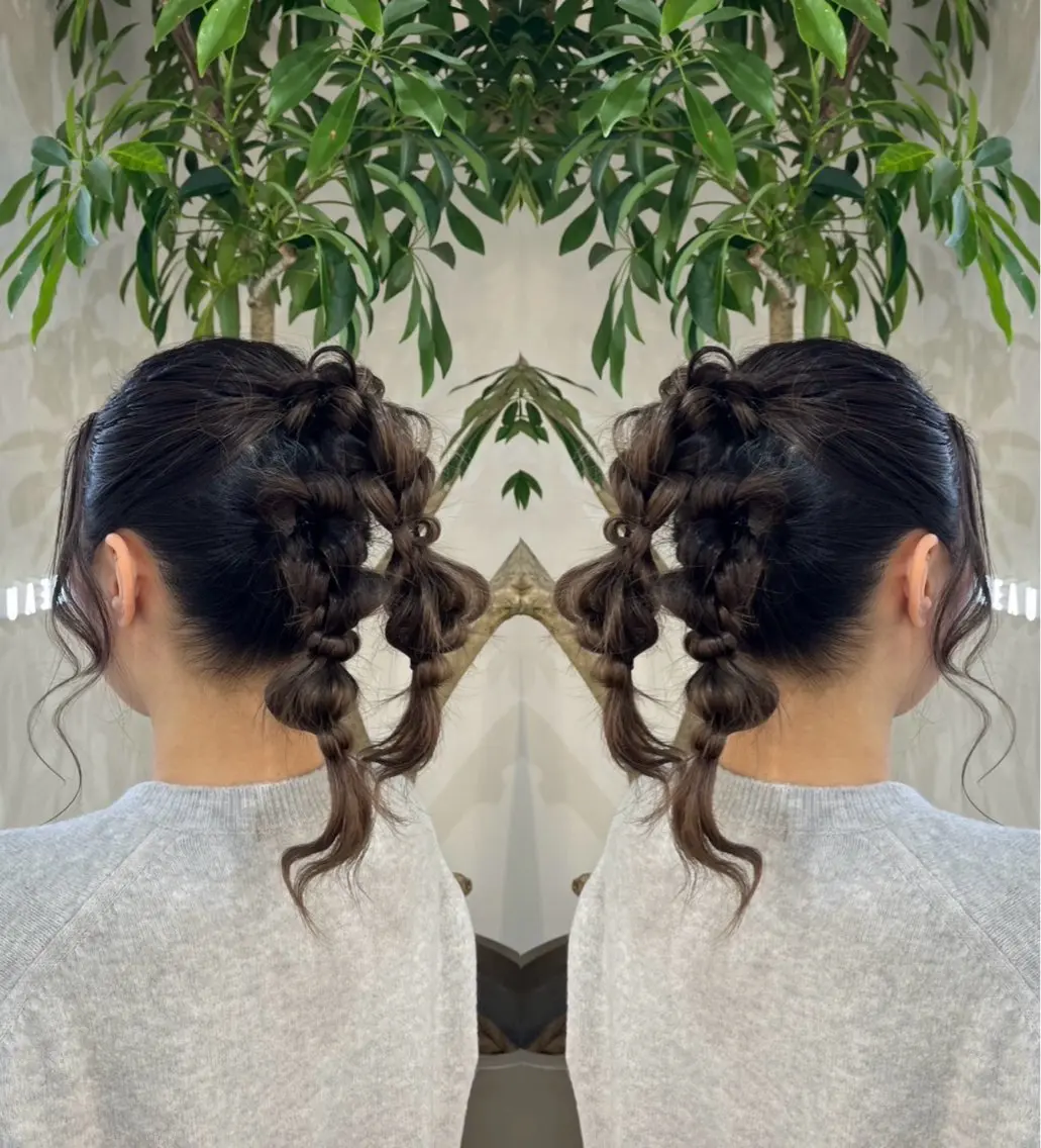 ヘアアレンジ ヘアセット 🤍AIRA🤍のヘアスタイル