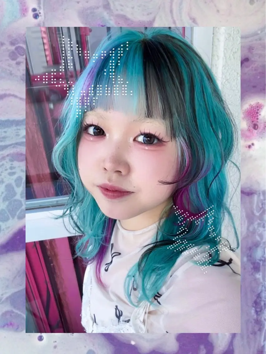 ミディアム カラー ヘアカラー デザインカラー /rioのヘアスタイル