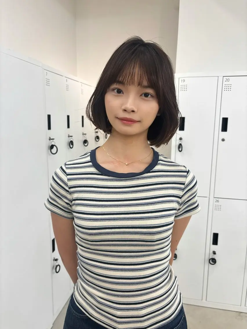 ショート 韓国風レイヤーカット 松葉翔のヘアスタイル