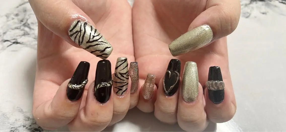 ネイル アニマル柄 Mimi Nailのネイルデザイン
