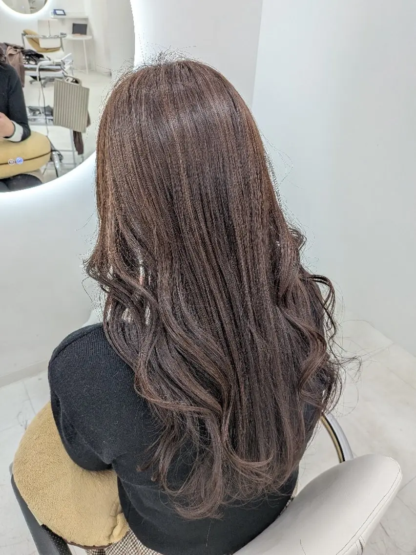 セミロング カット ヘアカラー 🍀【脱芋】 tomoha🍀のヘアスタイル