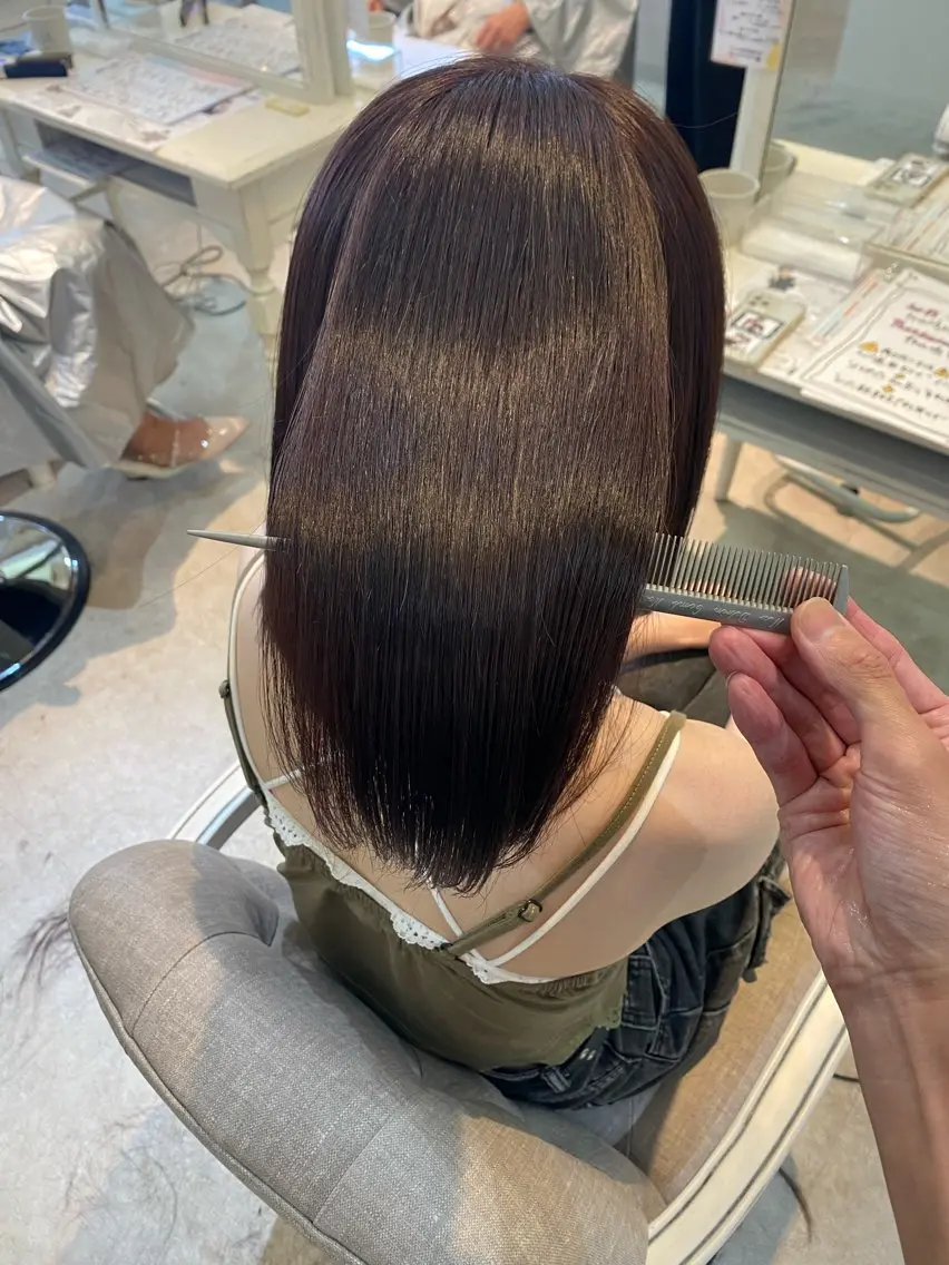 セミロング カラー 髪質改善 韓国風ヘア ✂️小野和則 ✂️のその他イメージ