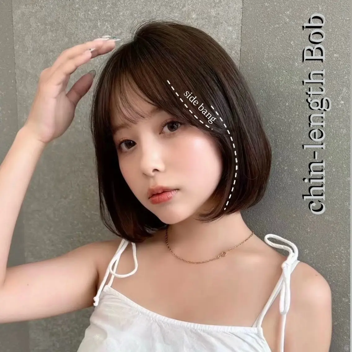 ミディアム カラー 切りっぱなしボブ 透明感カラー ボブ くびれヘア 顔周りカット カット ヘアカラー トリートメント 盛れるショート/ボブ ×髪質改善♥️マリンのヘアスタイル