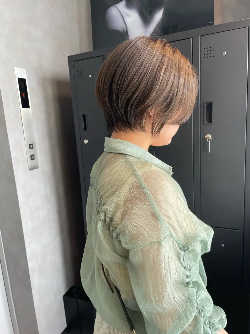 ショート カット ヘアカラー トリートメント MAI /BUCKS/天王寺のヘアスタイル