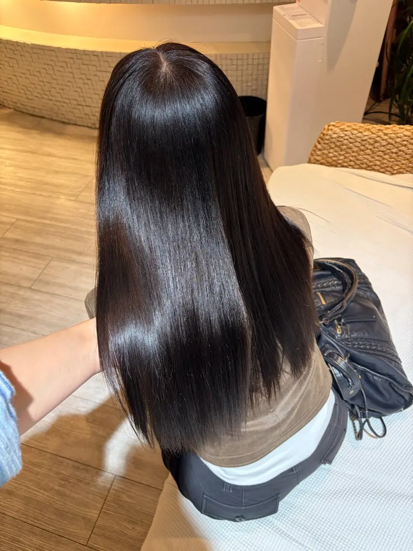 ロング カラー 髪質改善 トリートメント ヘアカラー トリートメント anzu🤍透明感/ 似合わせhair🌛のヘアスタイル