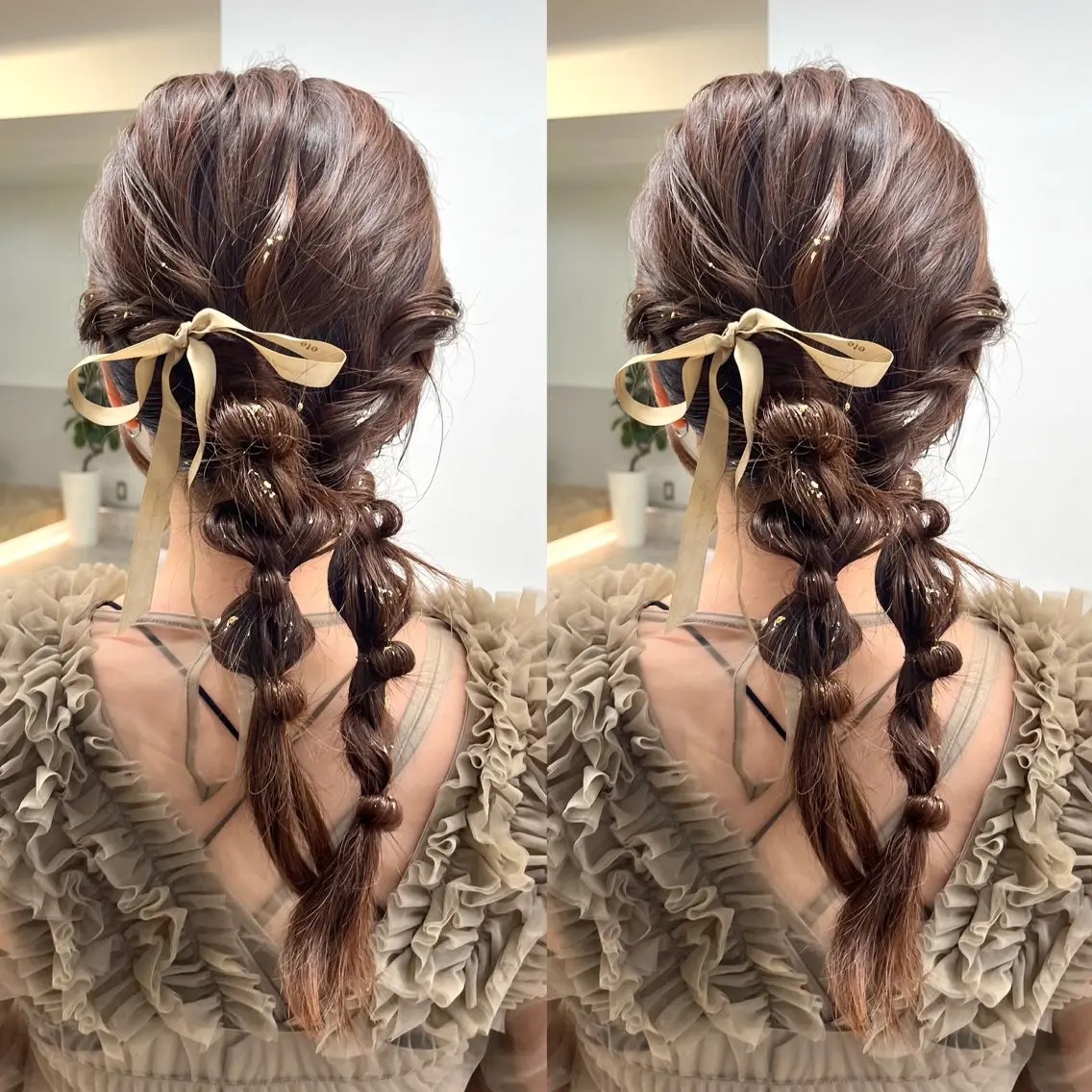 ☁️ヘアセット【 人気⋆ ツインアレンジ 】の写真