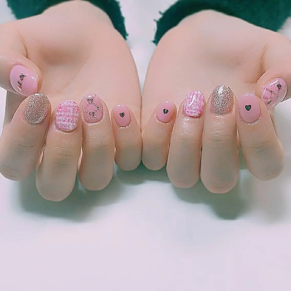 ネイル ツイードネイル lylynail YUUKAのネイルデザイン