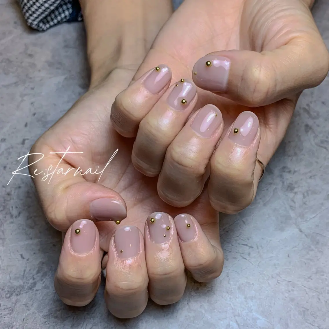 ネイル アートネイル ショートネイル ハンドネイル Re:star nail薬院/今泉のネイルデザイン
