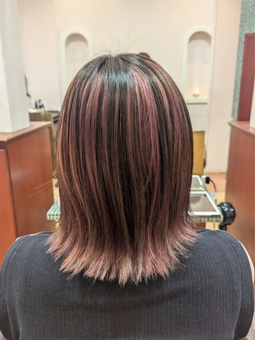 ショート カラー ダブルカラー カット ヘアカラー ブランシェ勝川南口店 石原 あゆみのマツエク・マツパデザイン