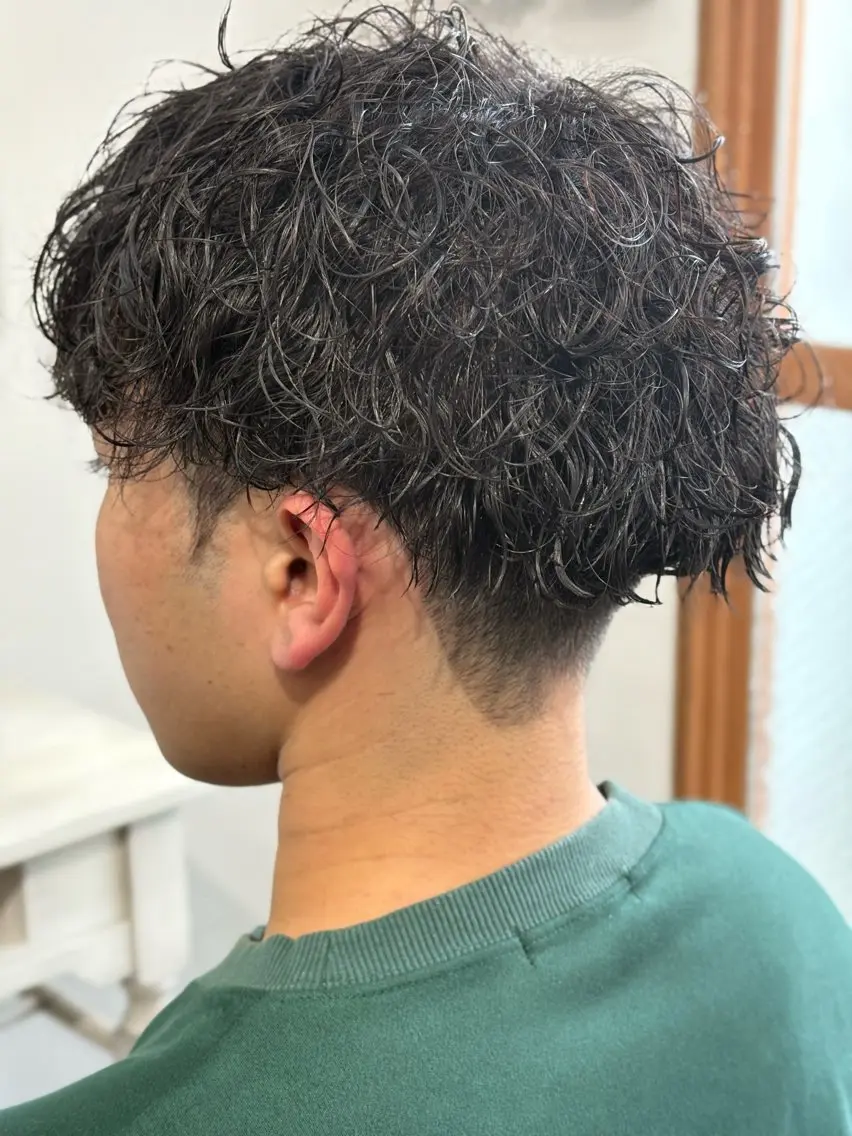 パーマ メンズ メンズパーマ スパイラルパーマ パーマ Snalyメンズ特化 スエハラのヘアスタイル
