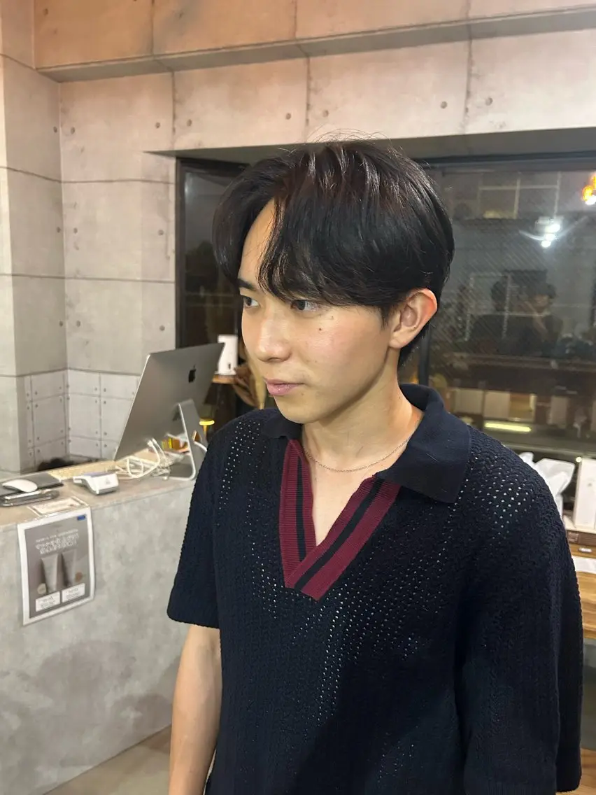 ショート メンズ 森本 輝星のヘアスタイル