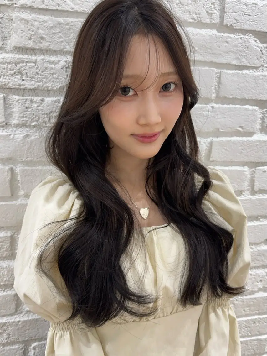 ロング カット ヘアカラー トリートメント レイヤー×髪質改善 ×透明感/杉田 圭のヘアスタイル