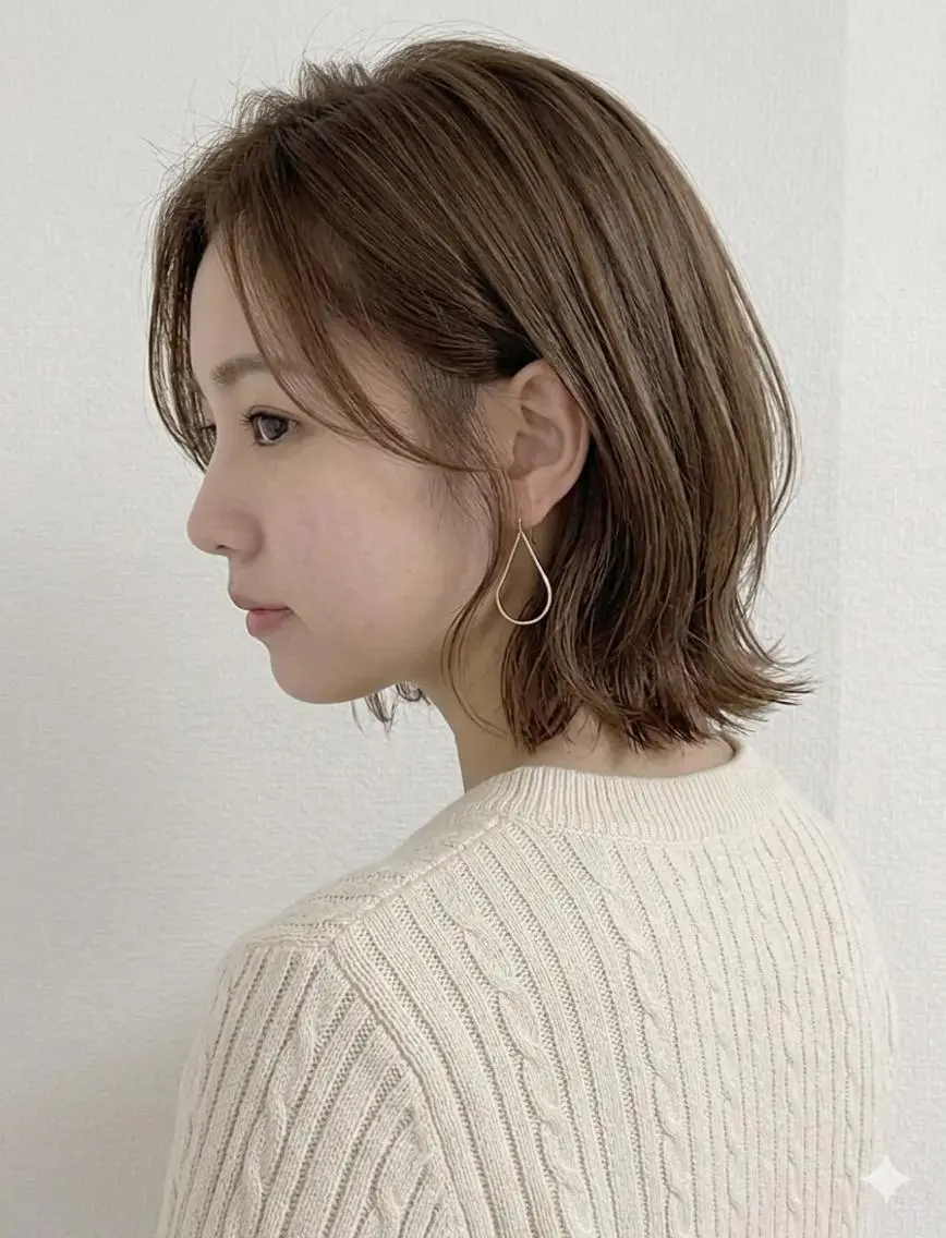 【艶髪や質感を良くしたい方オススメ】カラー+グローバルミルボン3STEPトリートメントの写真