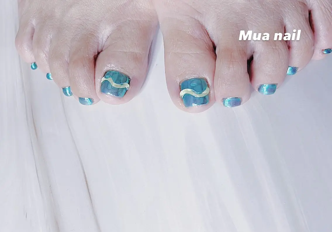 ネイル フットネイル フットネイル mua nail mikiのネイルデザイン